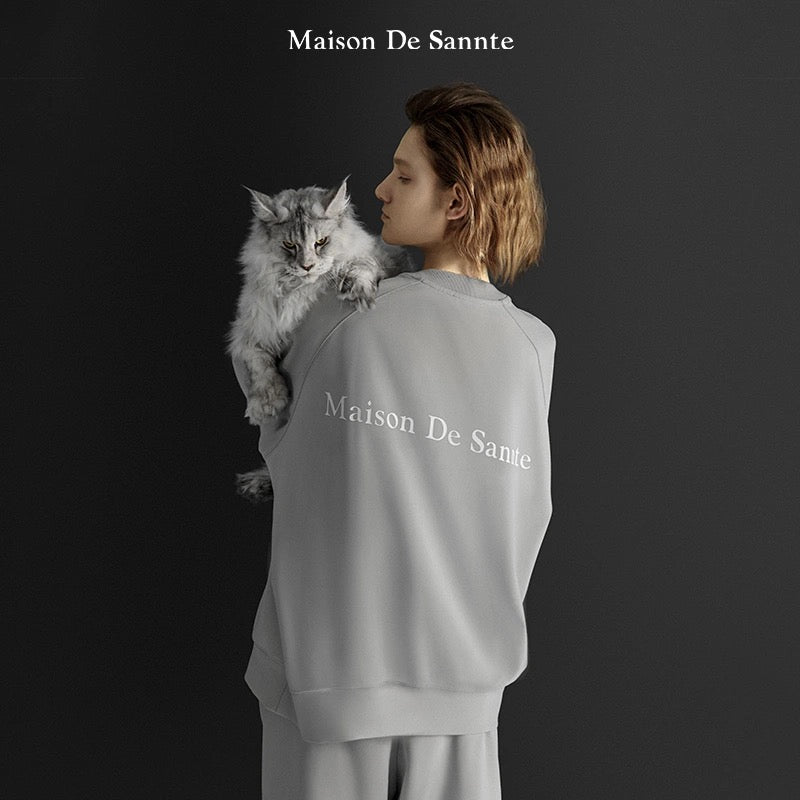 Maison De Sannte Special fabric home work clothes (autumn and winter) tops