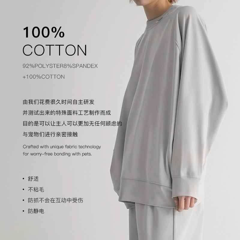 Maison De Sannte Special fabric home work clothes (autumn and winter) tops